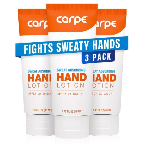 Carpe Sweat Absorbing Hand Lotion (Pack of 3).