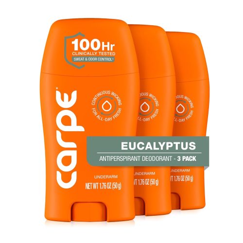 Carpe 100-Hour Deodorant Antiperspirant. Eucalyptus